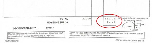 Bulletin relevé de notes de Hugo pour son BTS Aéro Bulletin relevé de notes de Hugo pour son BTS Aéro